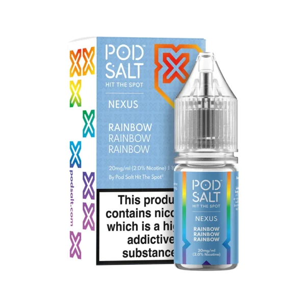 Pod Salt Nexus Rainbow 10ml Nic Salt E liquid