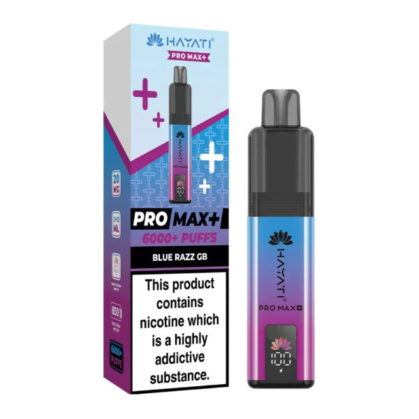 Blue Razz GB Hayati Pro Max Plus 6000 Puffs Disposable Vape