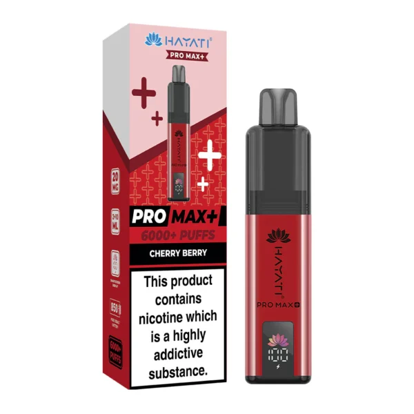 Cherry Berry Hayati Pro Max Plus 6000 Puffs Disposable Vape