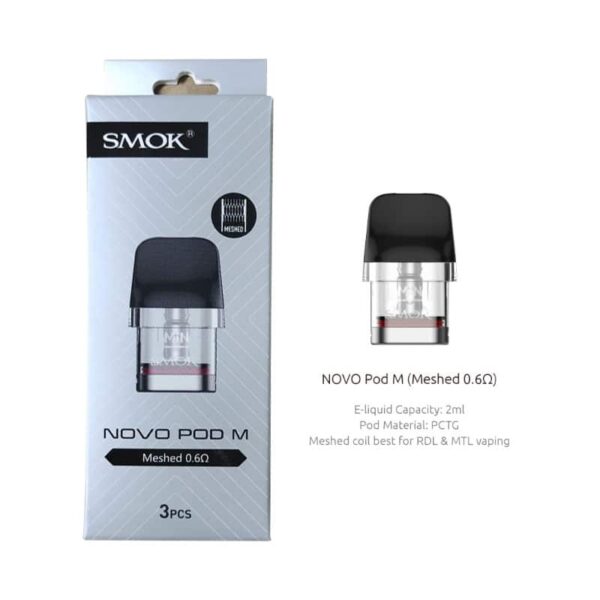 Smok Novo M Replacement Pods (Pack of 3)