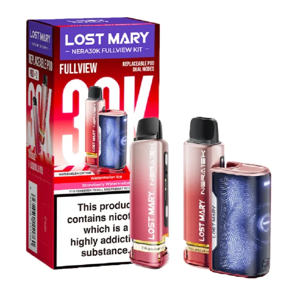 Watermelon Edition Lost Mary NERA 30K Fullview Refillable Pod Kit