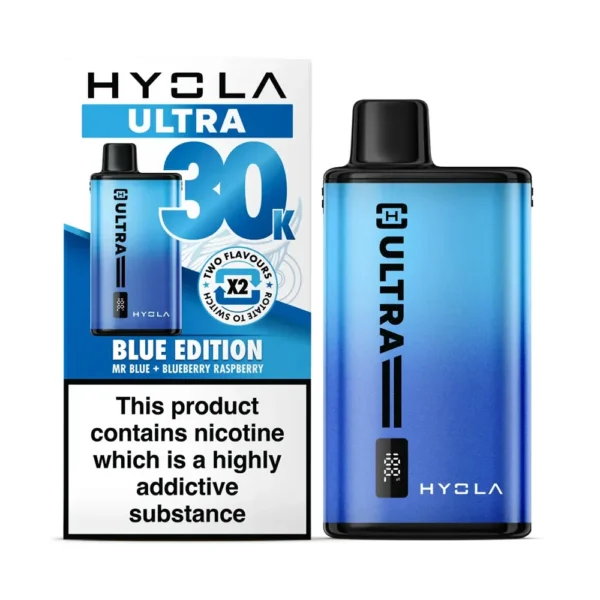 Blue Edition Hyola Ultra 30K 2-in-1 Prefilled Pod Kit