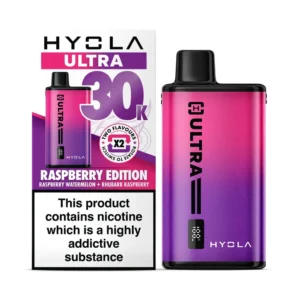 Raspberry Edition Hyola Ultra 30K 2-in-1 Prefilled Pod Kit