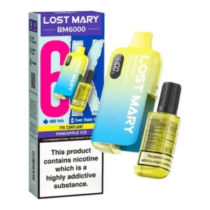 Pineapple Ice Lost Mary BM6000 Refillable Pod Kit