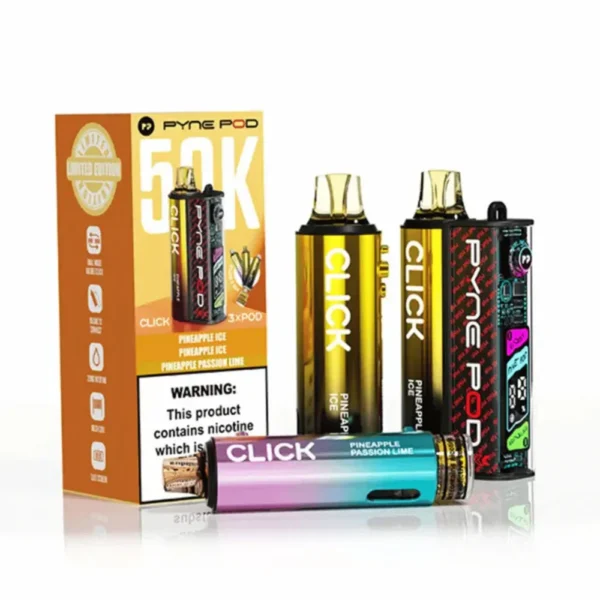 Pineapple Edition PYNE POD Click 50K Puffs Prefilled Pod Kit