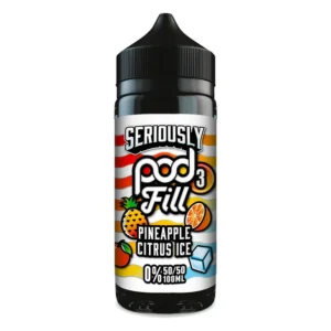 Pineapple Citrus Ice Doozy Seriously Pod Fill 3 100ml Shortfill E Liquid